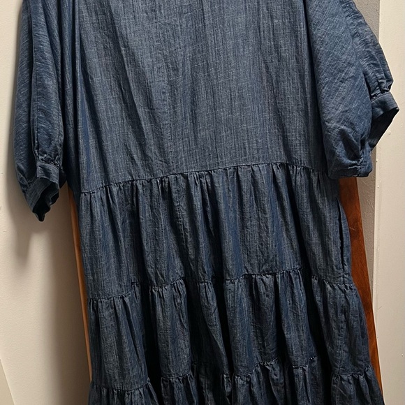 Boho Wayward Fancies Blue Cotton Maxi Dress - Picture 9 of 9